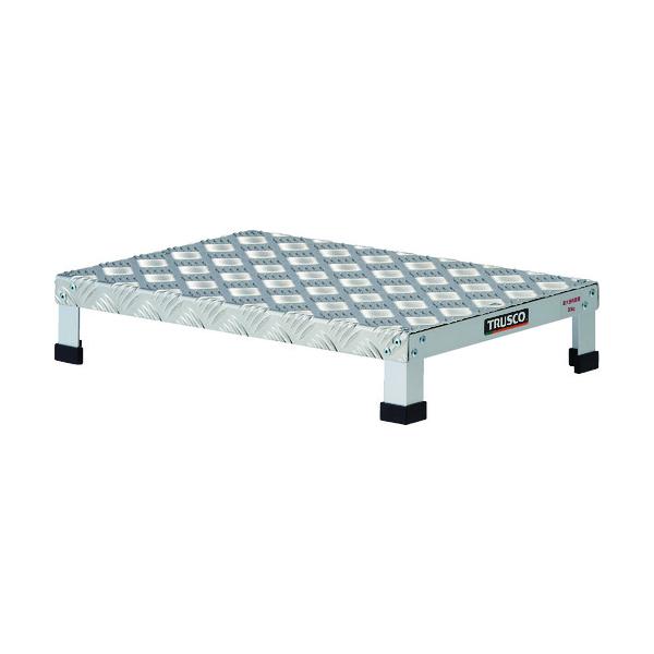 TRUSCO(トラスコ) ローハイシステムステップ アルミ製足踏台 500X350XH100 LH-100A|工具の楽市