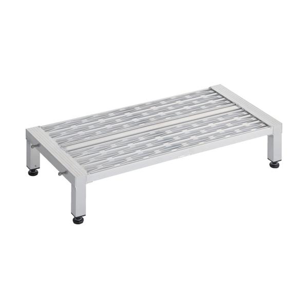 TRUSCO(トラスコ) 高床式軽銀製足取り グレーチング遣りかた 900X450XH190~220 TFSGH-0945AL