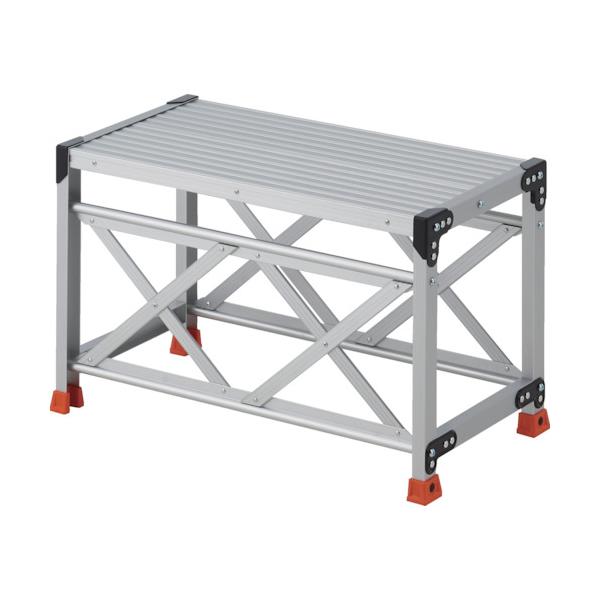 TRUSCO(トラスコ) 作業用踏台 1段 高さ0.5m 天板800&times;400 TSF-185｜工具の楽市 31,784円
