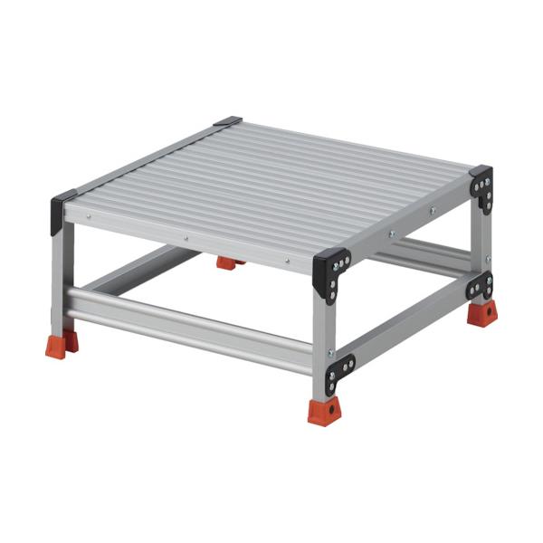 TRUSCO(トラスコ) やり方用踏台 1段 高さ0.3m 天板600×600 TSF-1663