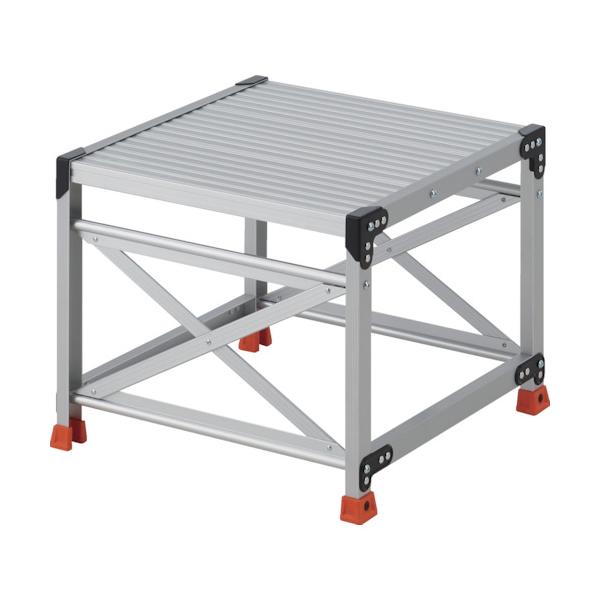 TRUSCO(トラスコ) やり方用踏台 1段 高さ0.5m 天板600×600 TSF-1665