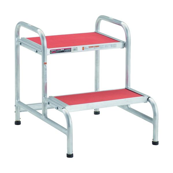 TRUSCO(トラスコ) 作業用踏台 アルミ製 アジャスター付 高さ0.45m 2段 AF-A2｜工具の楽市 27,546円