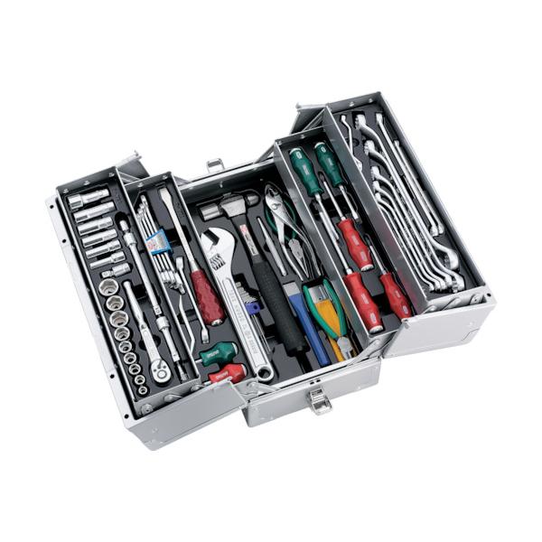 TONE 確保用物の具書き割り 物の具書き割り 差込角9.5粍 61点書き割り しろがね色 TSA3331SV
