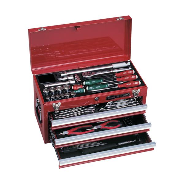 TONE 整備用工具セット ツールセット 差込角12.7mm 58点セット シルバー TSA450SV