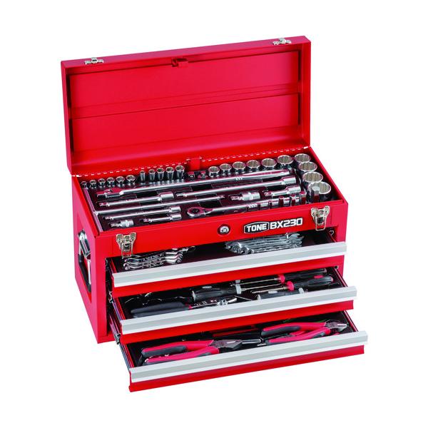 TONE 整備用工具セット ツールセット 差込角9.5mm 12.7mm 86点セット シルバー TSX950SV|工具の楽市