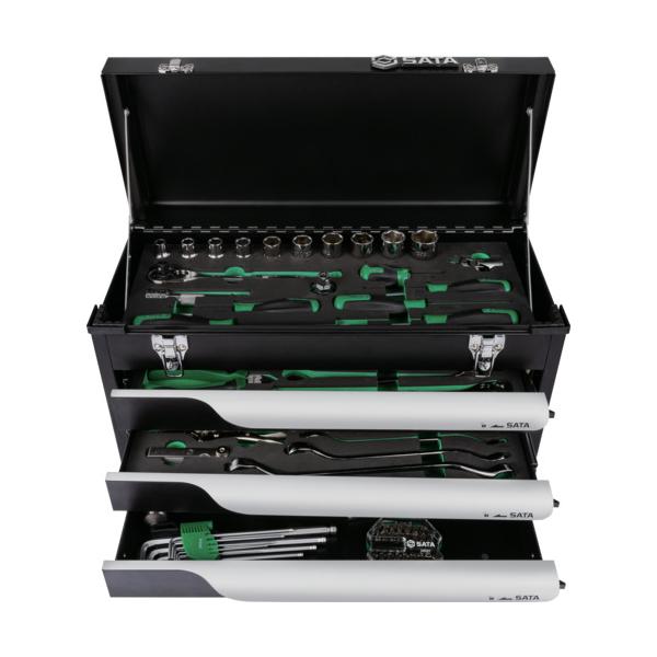 SATA 工具セット(チェストタイプ)差込角12.7mm(82点) 109563