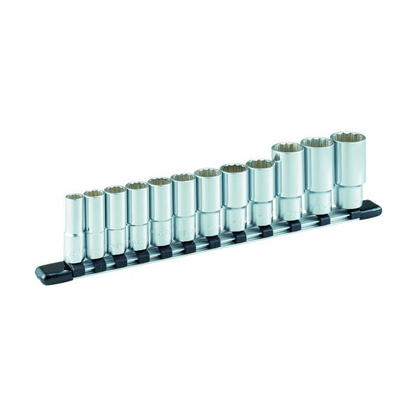 TONE ディープソケットセット(12角・ホルダー付) 12pcs 差込角9.5mm HDL312A