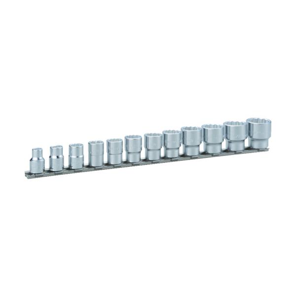 TONE ソケットセット(12角・ホルダー付) 12pcs 差込角9.5mm HD312A