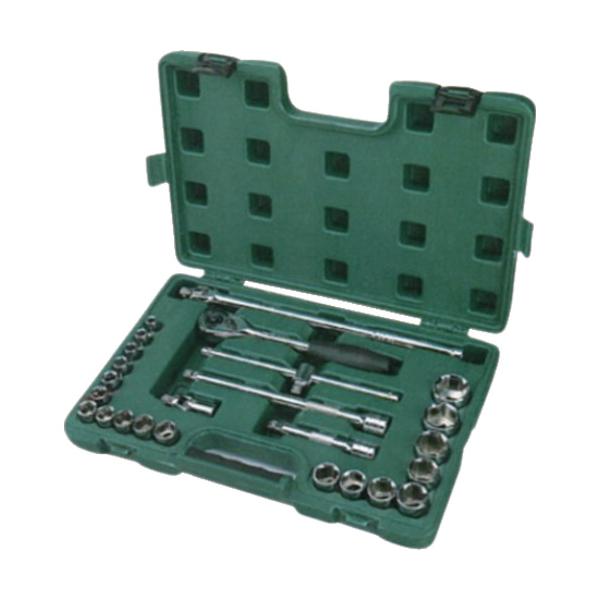 SATA 6角ソケットレンチセット 差込角12.7mm(25点) 09061|工具の楽市