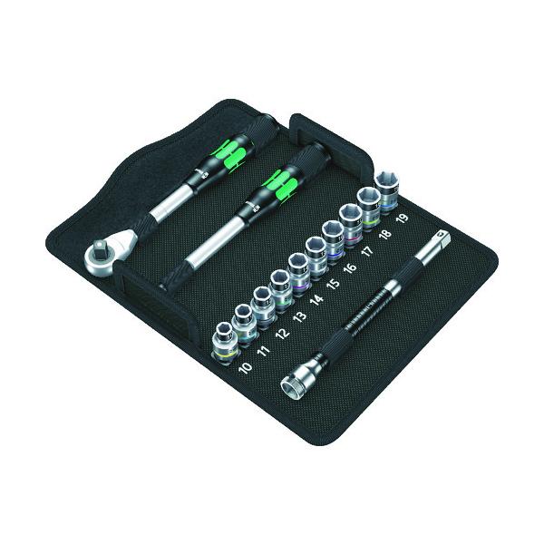 Wera 8006 SC1 サイクロップラチェット「ハイブリッド」セット 1/2 004090