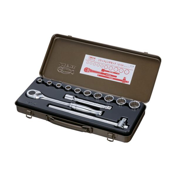 エビ ソケットレンチセット 差込角12.7mm 12角 1210A