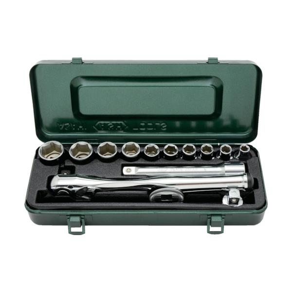ASH レボウェイブ6角ソケットレンチセット12.7□×14PCS VJS4201