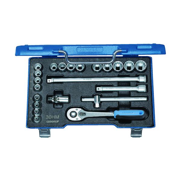 GEDORE 【売切廃番】 ソケットセット 3/8 D30HMU‐3 6240470≪在庫限り≫|工具の楽市