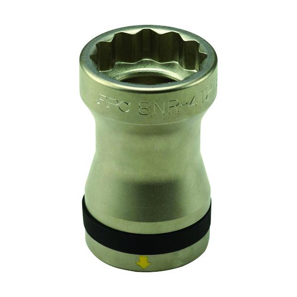 FPC ナットランナー用ボール付ソケット 差込角:25.4mm 対辺:二重6角41、二重4角21mm 8NR-4121B