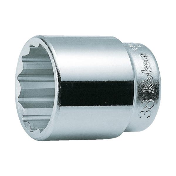 Ko-ken 12角ソケット 対辺55 差込角19.0 全長72 6405M-55