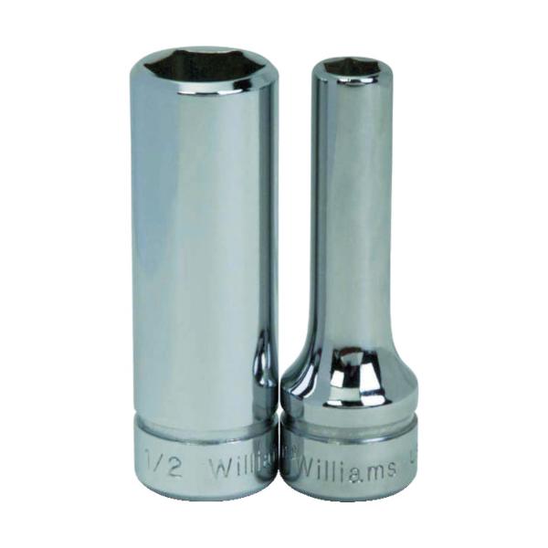 WILLIAMS 3/8ドライブ ディープソケット 6角 25mm JHWBMD-625