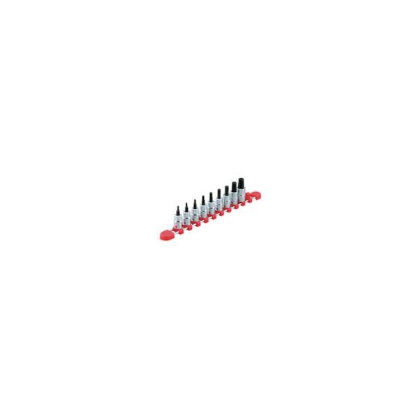 KTC 9.5sq.ショートヘキサゴンビットソケットセット(9コ組) ショートタイプ インチ TBT3S09BH