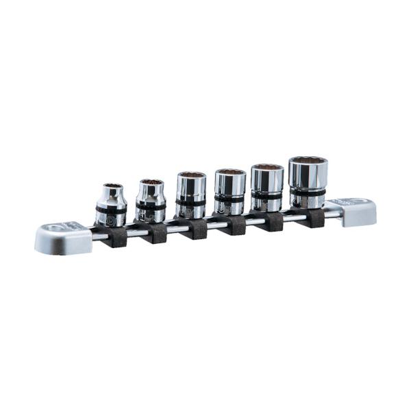 nepros 9.5sq.ソケットセット(6コ組) 差込数9.5mm ソケット内容8、10、12、13、14、17mm 12角 NTB306WA