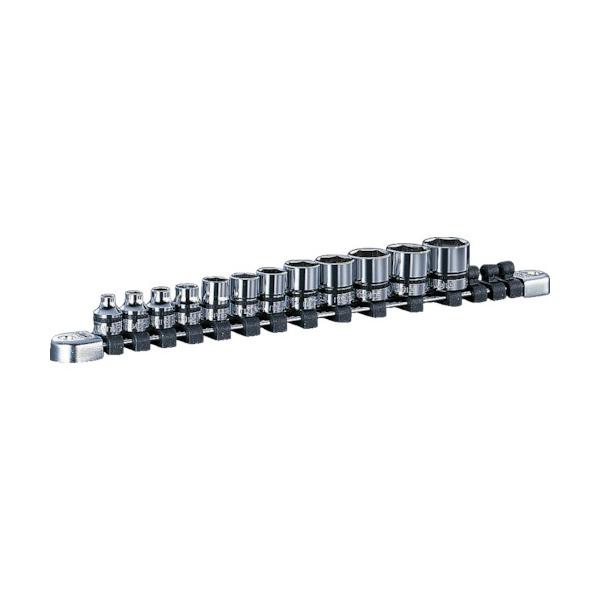 nepros 9.5sq.ソケット書き割り(12コ組) 差込数9.5粍 6角 NTB312A