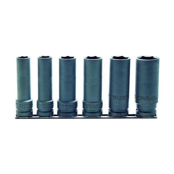 TRUSCO(トラスコ) インパクト用超ロングソケットセット 長さ100mm T4-6SL-100-SET