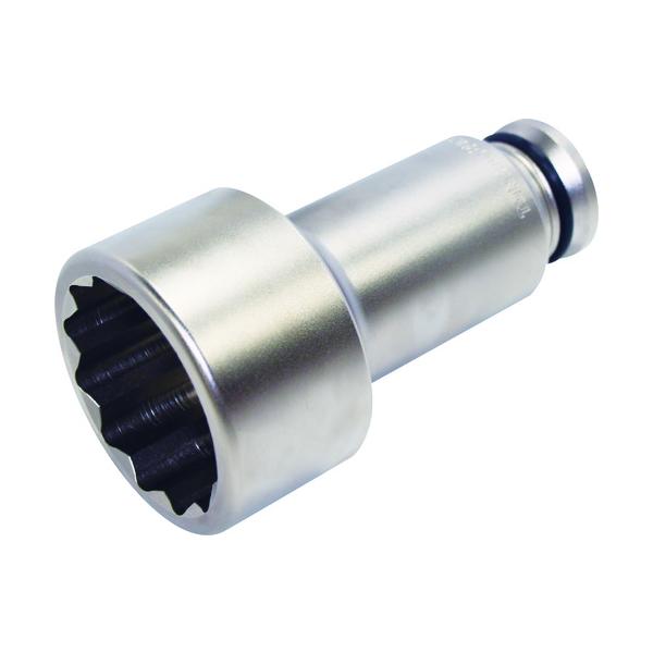 TONE インパクト用ソケット(建築用) アンカーボルト用ソケット(12角) 対辺寸法90mm 8AD-90L200