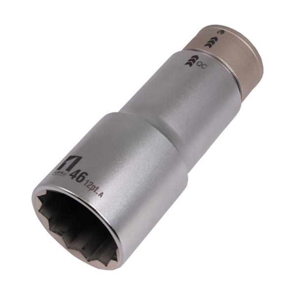 MUSTTOOL QCソケット シングル 46粍 12角 IM-6W46SL-12K 19872