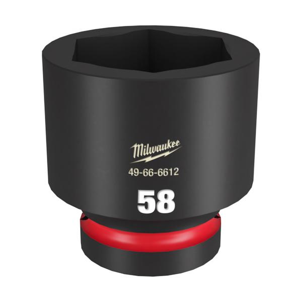 milwaukee SHOCKWAVE IMPACT DUTY 差しひびきソケット 1in(25.4粍)角 58粍 49-66-6612