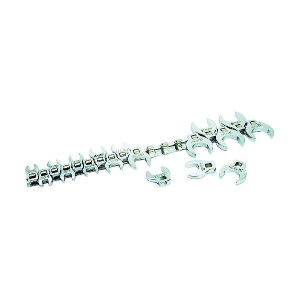 ASH 18pcs 3/8sqdr クローフートレンチセット VCS3180
