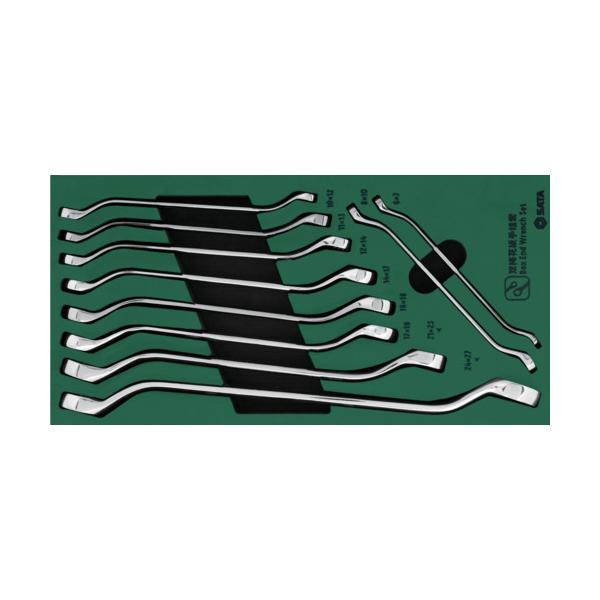 SATA 両口めがね鍵書き割り(10点)55° 09905