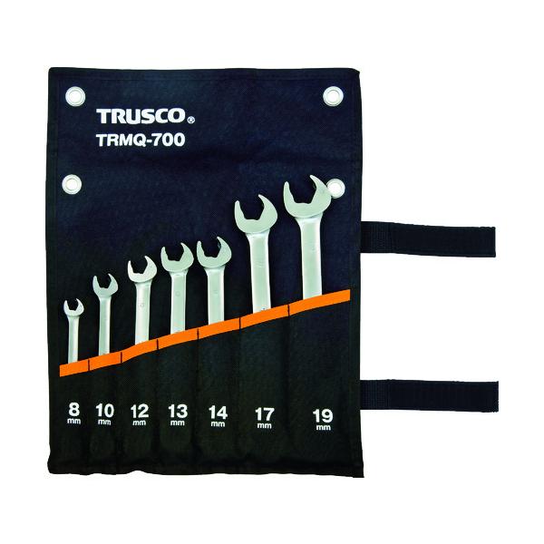 TRUSCO(トラスコ) クイックラチェットコンビネーションレンチセット7本組 TRMQ-700