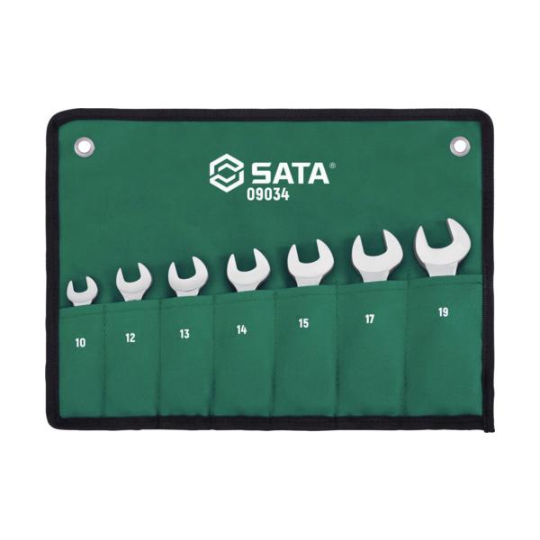 SATA ショートコンビネーションラチェットレンチセット(7点) 09034