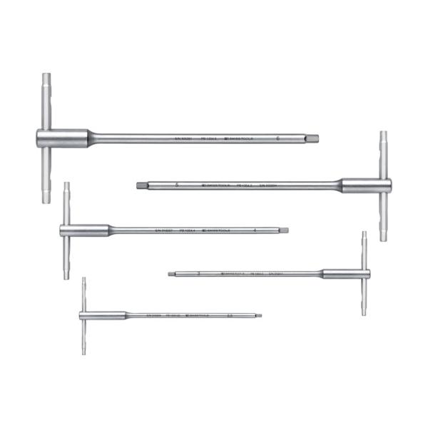PBスイスツールズ スライド式六角棒レンチ 5本セット 1204SET6|工具の楽市