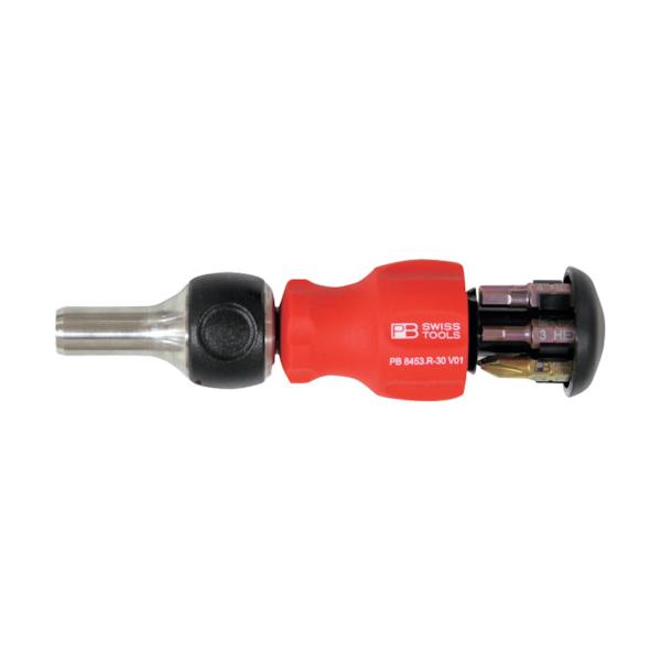 PBスイスツールズ 8453R-30V01 スタービー差替ラチェットドライバ六角セット 8453R-30V01｜工具の楽市