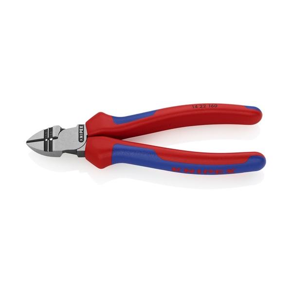 KNIPEX 覆いかぶせる剥き穴付ニッパー 160粍 1422-160