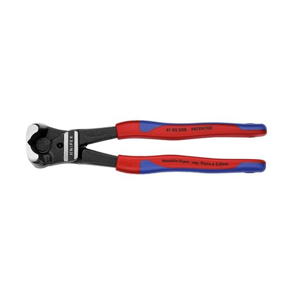 KNIPEX ボルトエンドカッティングニッパー コンフォートハンドル 6102-200