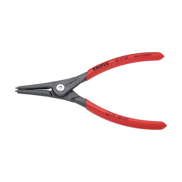 KNIPEX 軸用精密スナップリングプライヤー 19-60mm 4911-A2