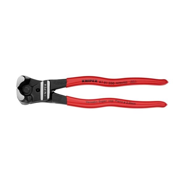 KNIPEX ボルトエンドカッティングニッパー 可塑性物質手持ち部分 6101-200