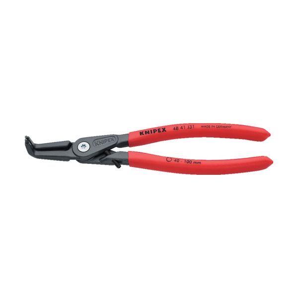KNIPEX 穴用委しいスナップリングプライヤ-90度 オープンリミッター付き添い人 40-100粍 4841-J31