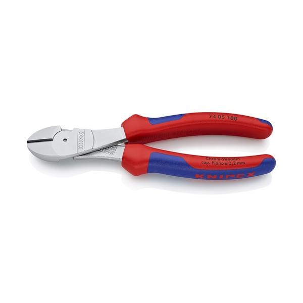KNIPEX 豪然たる型ニッパー 180粍 コンフォートハンドル(Crメッキ) 7405-180