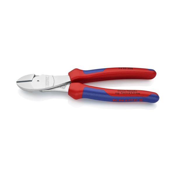 KNIPEX 豪然たる型ニッパー 200粍 コンフォートハンドル(Crメッキ) 7405-200