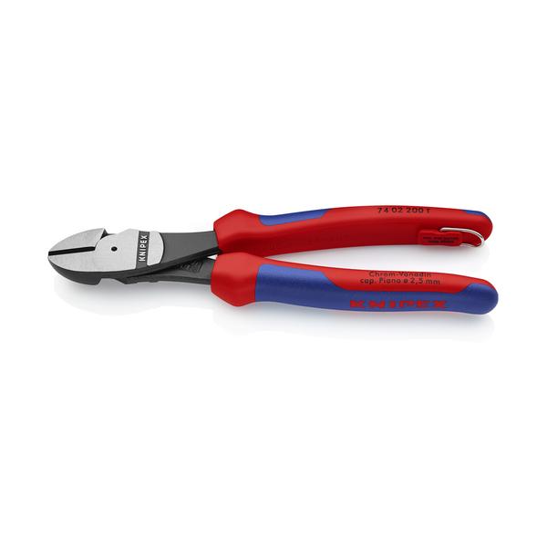 KNIPEX 強力型ニッパー 落下防止 200mm コンフォートハンドル 7402-200TBK≪在庫限り≫