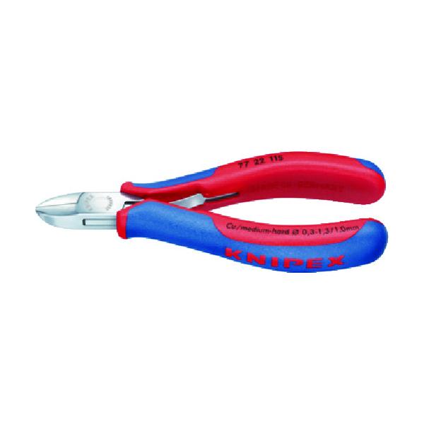 KNIPEX 委しい用ニッパー 115粍 7722-115