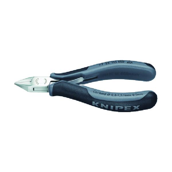 KNIPEX ESD委しい用ニッパー 115粍 7732-115ESD
