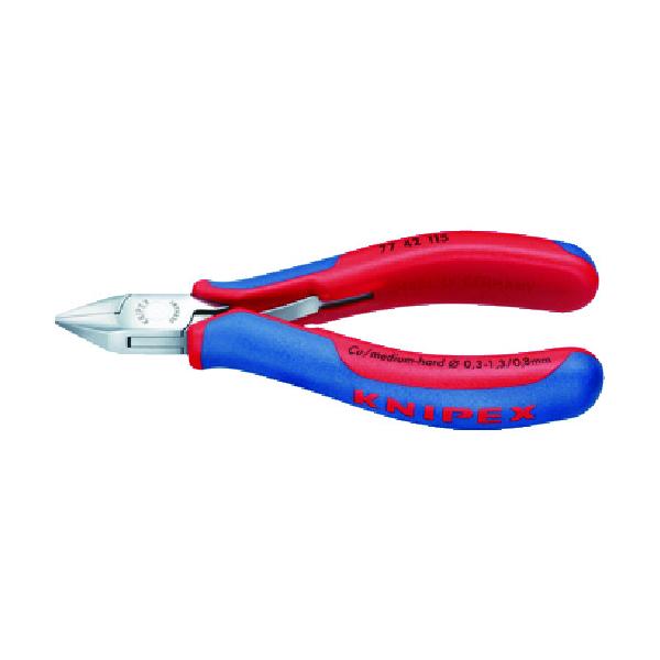 KNIPEX 細やか用ニッパー 115粍 7742-115