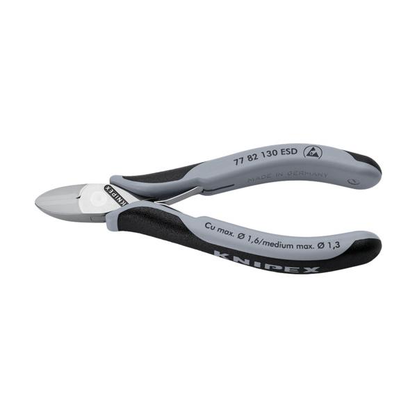 KNIPEX 委しい用ニッパー 静電気打つ手手合い 130粍 7782-130ESD