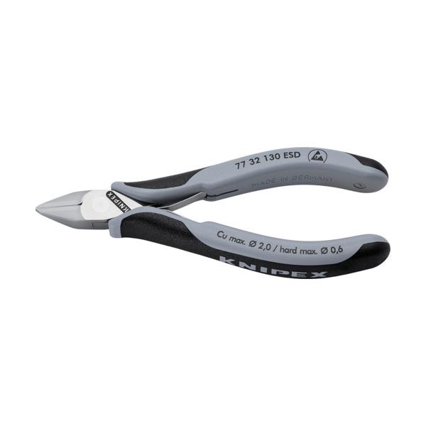 KNIPEX 委しい用ニッパー 静電気打つ手手合い 130粍 7732-130ESD