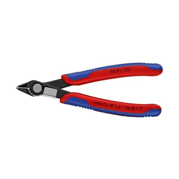 KNIPEX エレクトロニクス スーパーニッパー リードキャッチャー付き バーニッシュ 7891-125