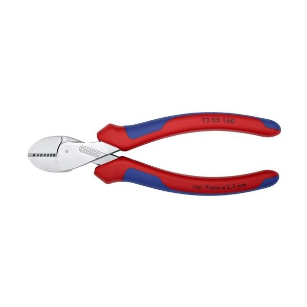 KNIPEX パウダーコンパクトニッパー X-CUT Crメッキ完成 7305-160