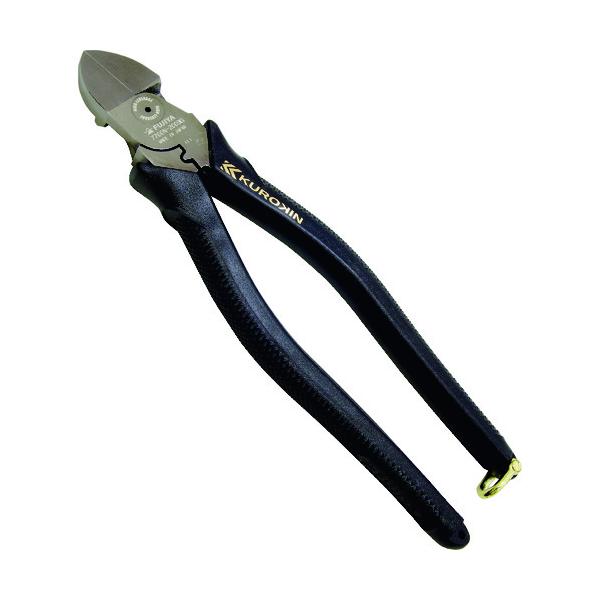 フジ矢 電工名人偏芯薄刃ニッパ(黒金) 7700N-200BG