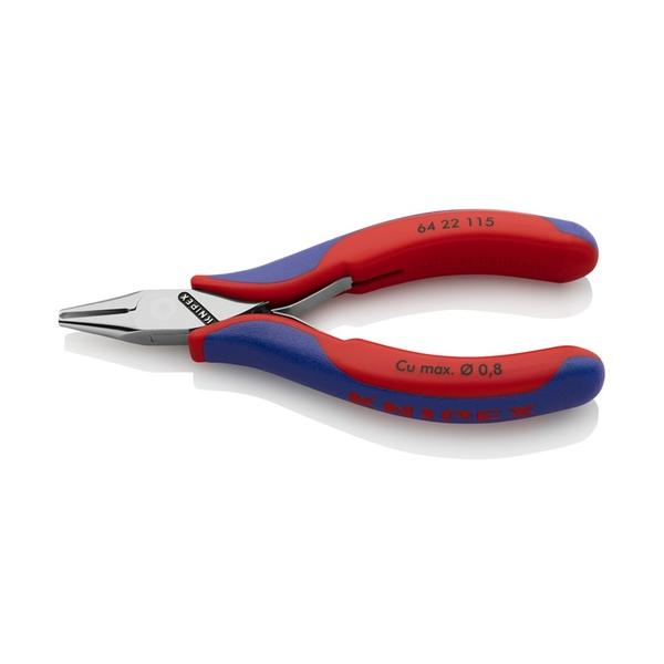 KNIPEX エレクトロニクスエンドカッティングニッパー スモール頭顱 コンフォートハンドル 6422-115